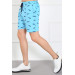 Men's Cotton Lacoste Shorts With Pockets Blue