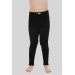 Boy's Black Thermal Underwear Tights