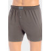 Men's Buttoned Towel Waist Boxer Smoked
