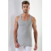 Men's Gray 100% Cotton Combed Undershirt 3-Pack
