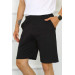 Men's Cotton Black Shorts