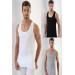 Men's Colorful 100% Cotton Premium Combed Undershirt 3 Pack