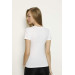 Women's White Lycra Round Collar Undershirt 2 Pack