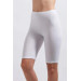 Women's White Combed Cotton Lycra Shorts Short Tights