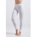 Women White Combed Cotton Lycra Tights, Pack Of 2