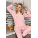 Angelino Underwear Women's Velvet Pajama Set