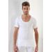 Premium Cotton Men's White Crew Neck Undershirt 3 Pack