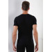 Premium Cotton Men's Black V-Neck Undershirt 3-Pack