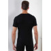 Premium Men's Black Cotton Round Neck T-Shirt