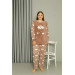 Underwear Welsoft Polar Women's Large Size Milk Coffee Pajama Set
