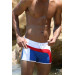 Multicolored Lycra Men's Swim Shorts