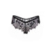 Lace Special Design Panties Black
