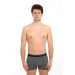 Men's Gray Lycra Boxer Shorts
