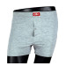 Gray Combed Cotton Men's Boxer Shorts
