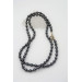 Sailor Lock Necklace Made Of Hematite Stone