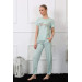 Women Short Sleeve Pajama Set