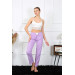 Women's Lilac Cotton Pajama Pants