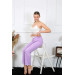 Women's Lilac Cotton Pajama Pants