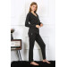 Women's Combed Cotton Long Sleeve Front Buttoned Pajama Set 2779