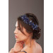 Special Design Navy Blue Bridal Henna Crown