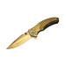 Browning Pocket Knife Wood Gold