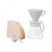 Hario Ceramic Coffee Brewing Set White