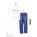 Reversible Wearable Polo Collar Boy Trousers Suit For Ages 11, 14