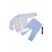3 Piece Boys Trousers Set With Pockets And Zipper, Age 1, 5