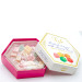Hexagonal Box Fruit And Rose Flavored Mixed Turkish Delight 200G