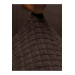 Chair Cover In A Square Pattern With Brown Rubber