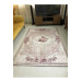 Pink Velvet Rug Case With Ornaments And Flowers