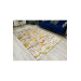 Plush Golden Brick Pattern Rug Cover