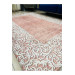 Pink Velor Carpet Cover With Elegant Frame Decoration