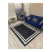 Black Carpet Cover With White Velvet Frame