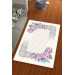 Silk Velvet Beige Color Lace Big Flower Pattern Elastic Carpet Cover