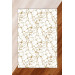 Silk Velvet Gold Color Marble Pattern Elastic Carpet Cover