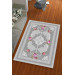 Silk Velvet Gray Colored Core Pattern Elastic Carpet Cover