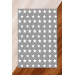 Silk Velvet Gray Color Star Pattern Elastic Carpet Cover