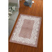 Silk Velvet Dusty Rose Colored Waterway Pattern Elastic Carpet Cover
