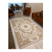 Silk Carpet Cover With Ottoman And Floral Decorations
