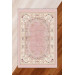 Silk Velvet Pink Color Frame Pattern Elastic Carpet Cover