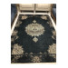 Black Carpet Cover With Elegant Silk Decorations