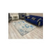 Gray And Blue Velor Rug Cover