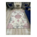 Gray Silk Rug Case With Floral Motifs