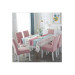 Elasticated Pink Checkered Chair Cover