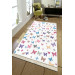 Office Carpet With Colorful Butterfly Pattern