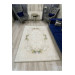 Turkish Carpet Cover With Elegant Decorations And Silk Flowers
