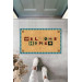 Doormat With Stone Figures And Welcome Text