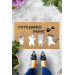 Sweet Kittens Doormat With Wipe Your Paws Warning