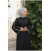 Black Turkish Dress For Veiled Women, Size 40